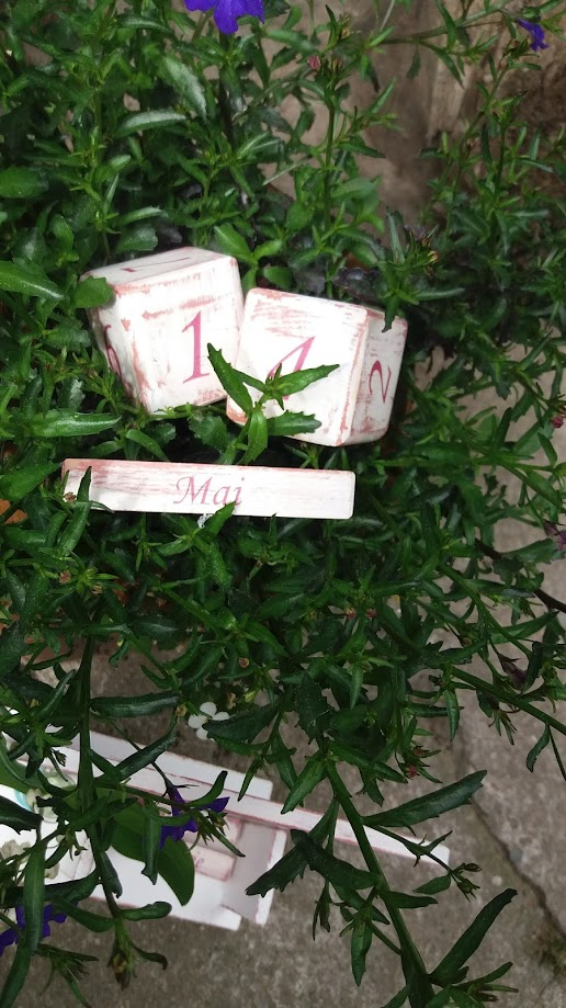 Calendar perpetuu handmade cu eprubetă, model Pasăre [3]