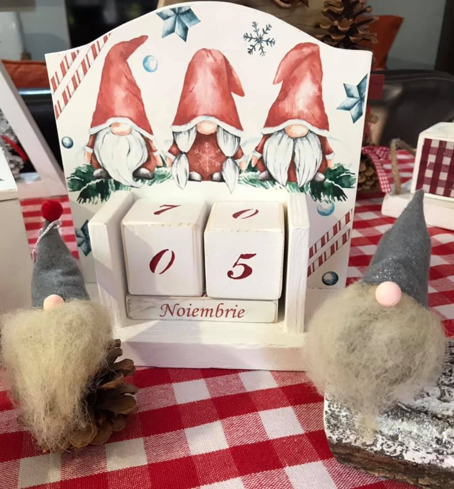 Calendar perpetuu handmade, model Elfi [3]