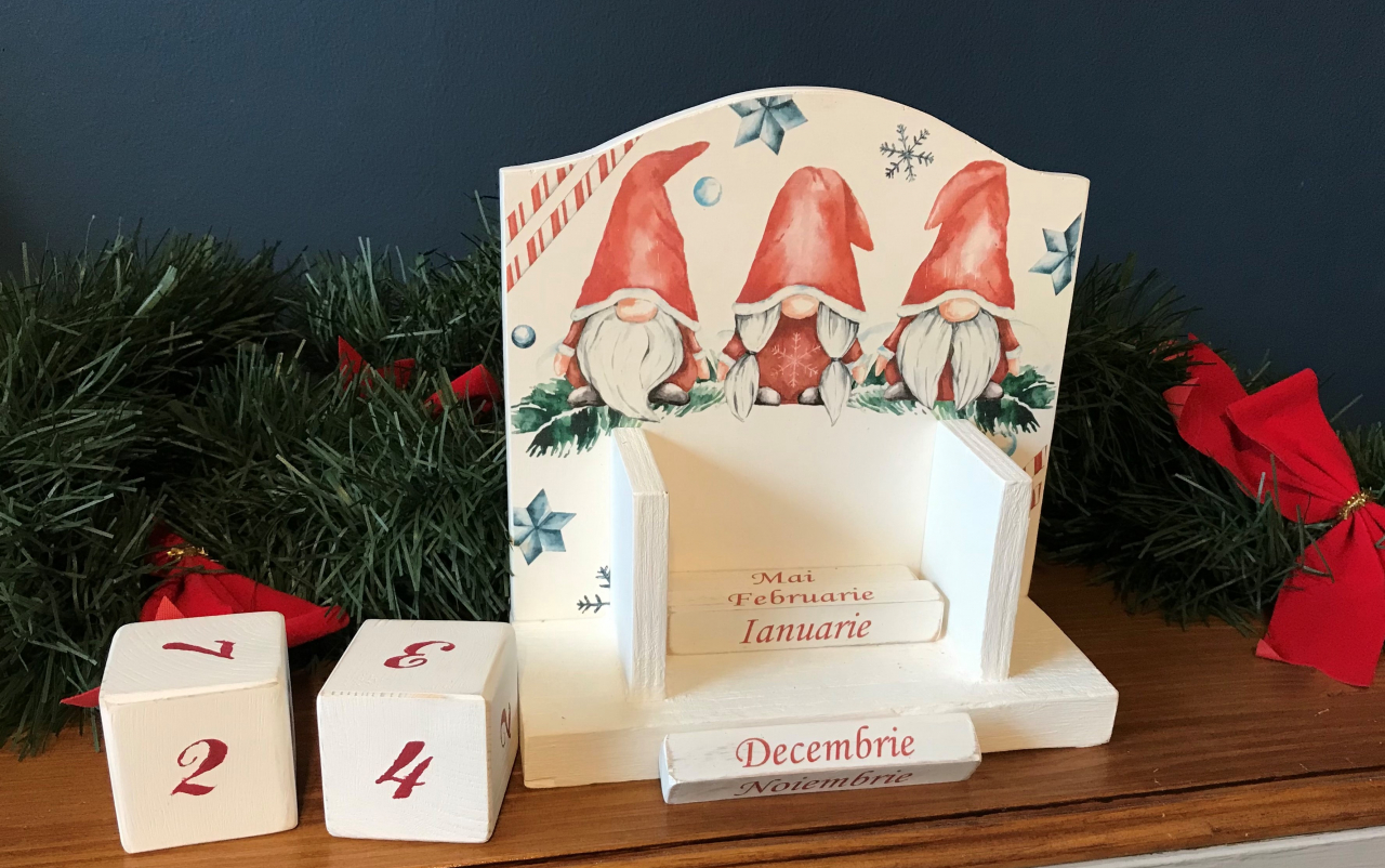 Calendar perpetuu handmade, model Elfi [5]