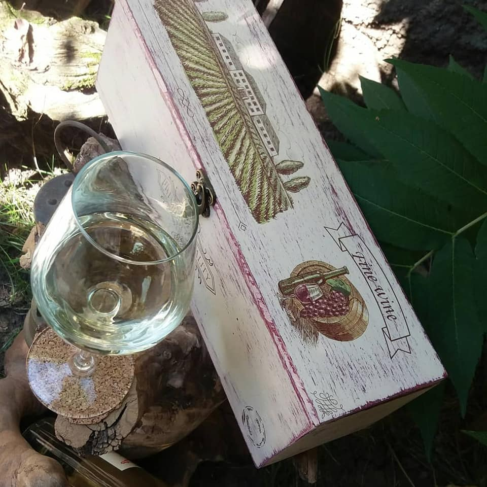 Cutie decorativă pentru vin, model Vintage [5]