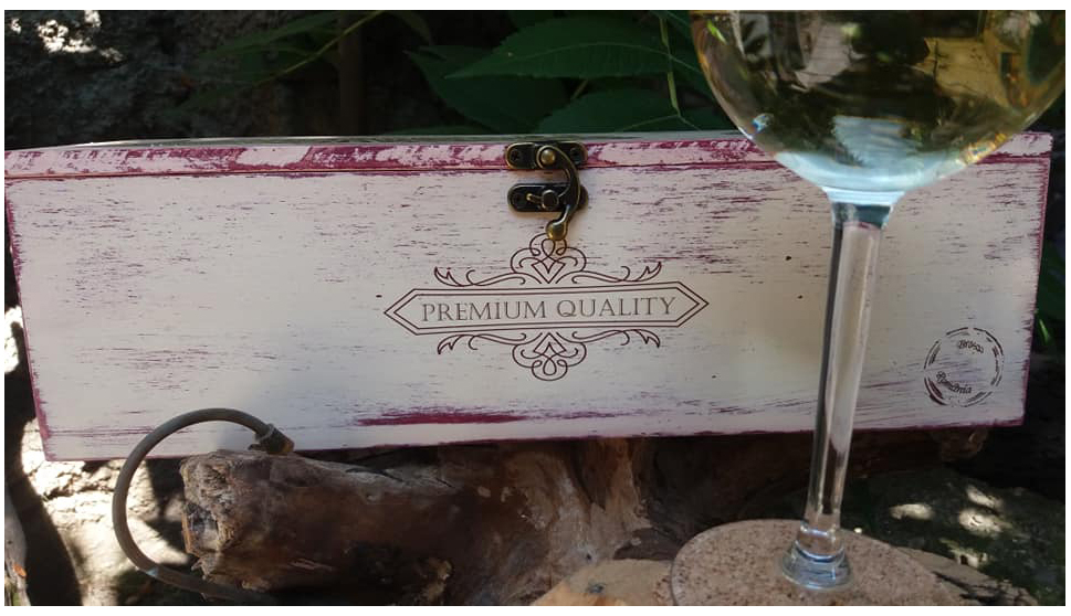 Cutie decorativă pentru vin, model Vintage [2]