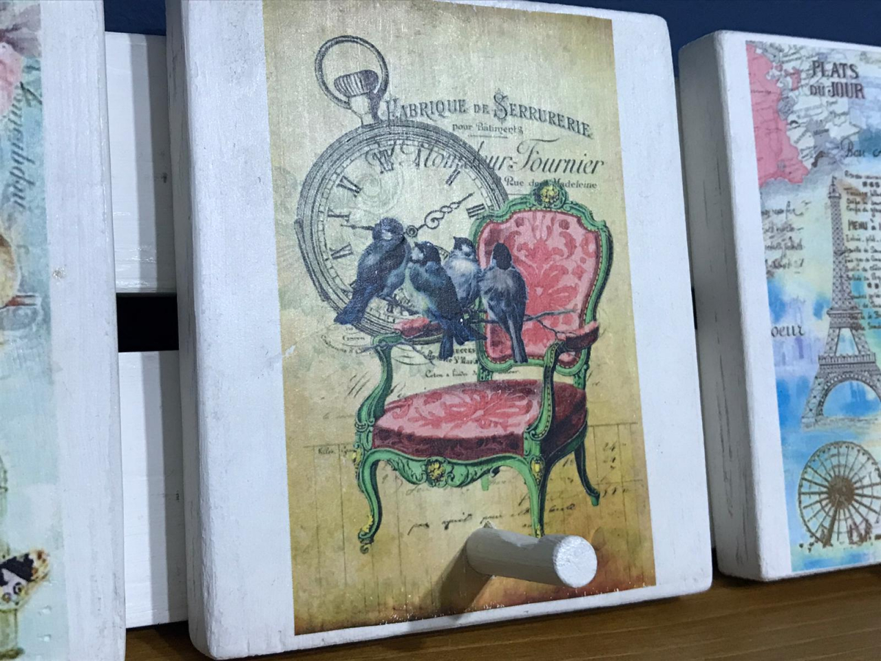 Mini cuier pentru copii, model Vintage [5]