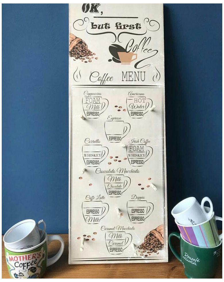 Suport pentru cești de cafea, model Menu [2]