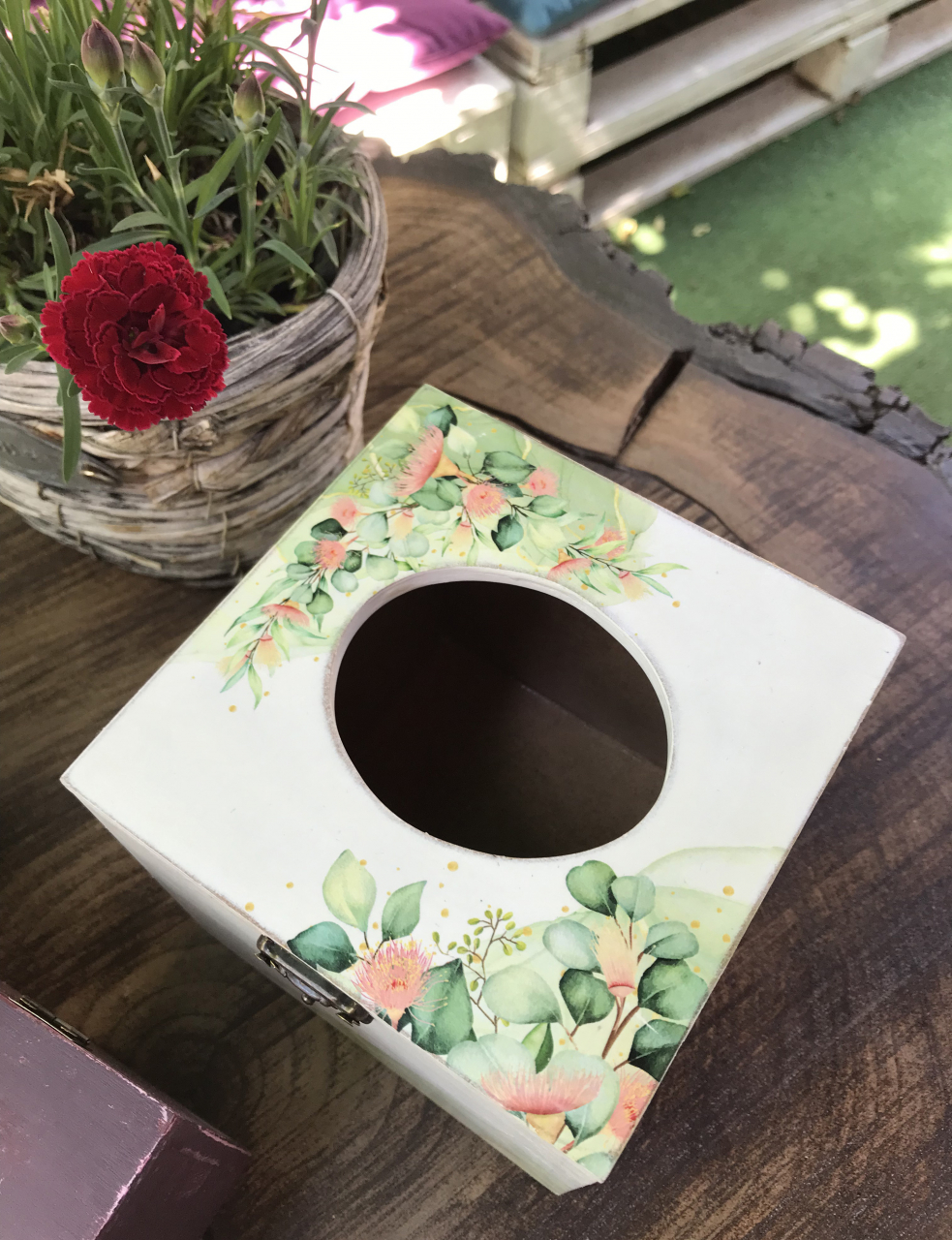 Suport pentru șervețele, model pătrat [3]