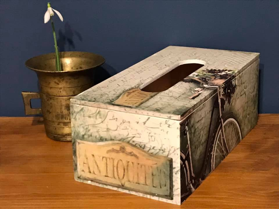 Suport șervețele handmade, model Antique [3]