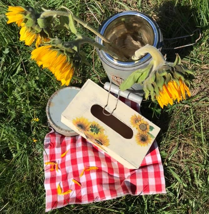 Suport șervețele handmade, model Floarea-Soarelui [5]