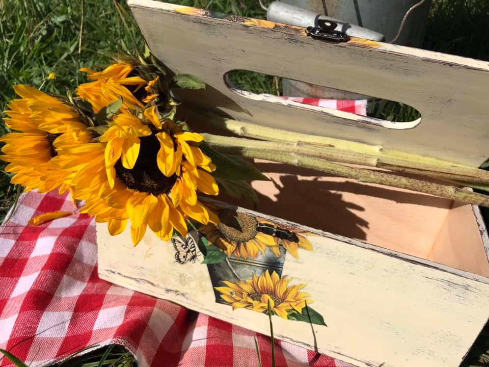 Suport șervețele handmade, model Floarea-Soarelui [4]