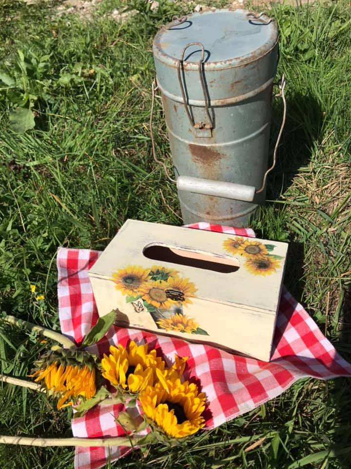 Suport șervețele handmade, model Floarea-Soarelui [3]