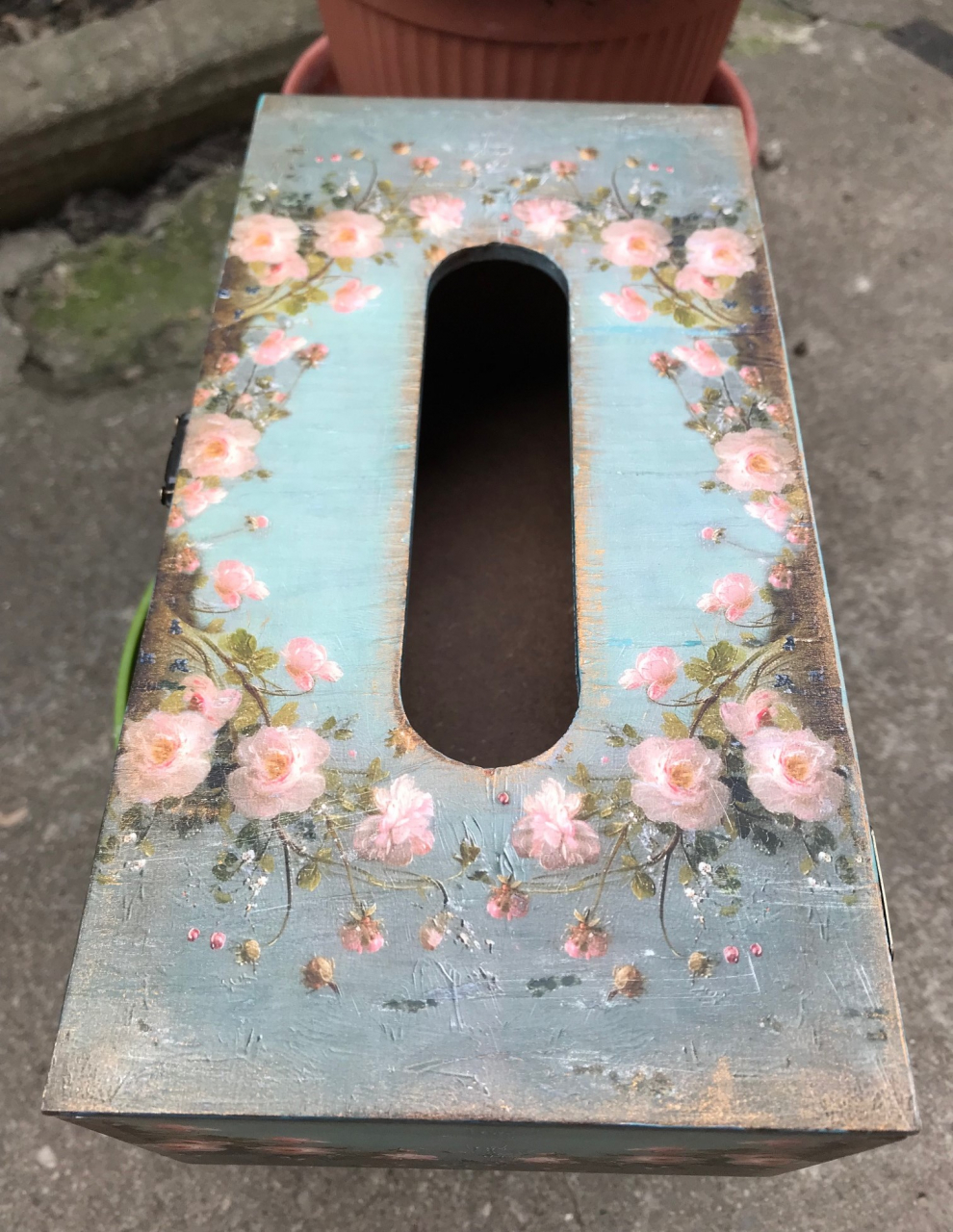 Suport șervețele handmade, model Iepuraș vintage [7]