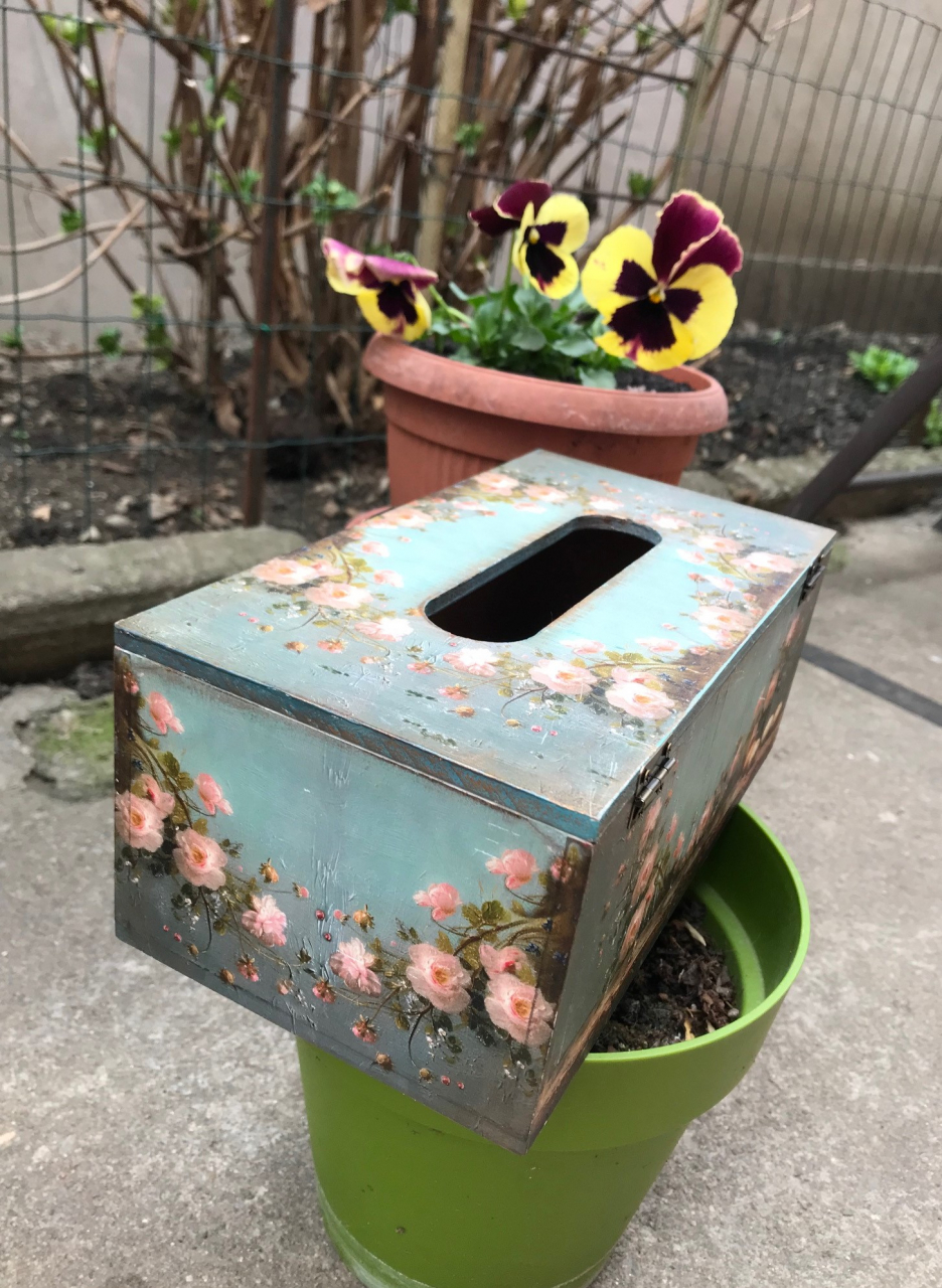 Suport șervețele handmade, model Iepuraș vintage [4]