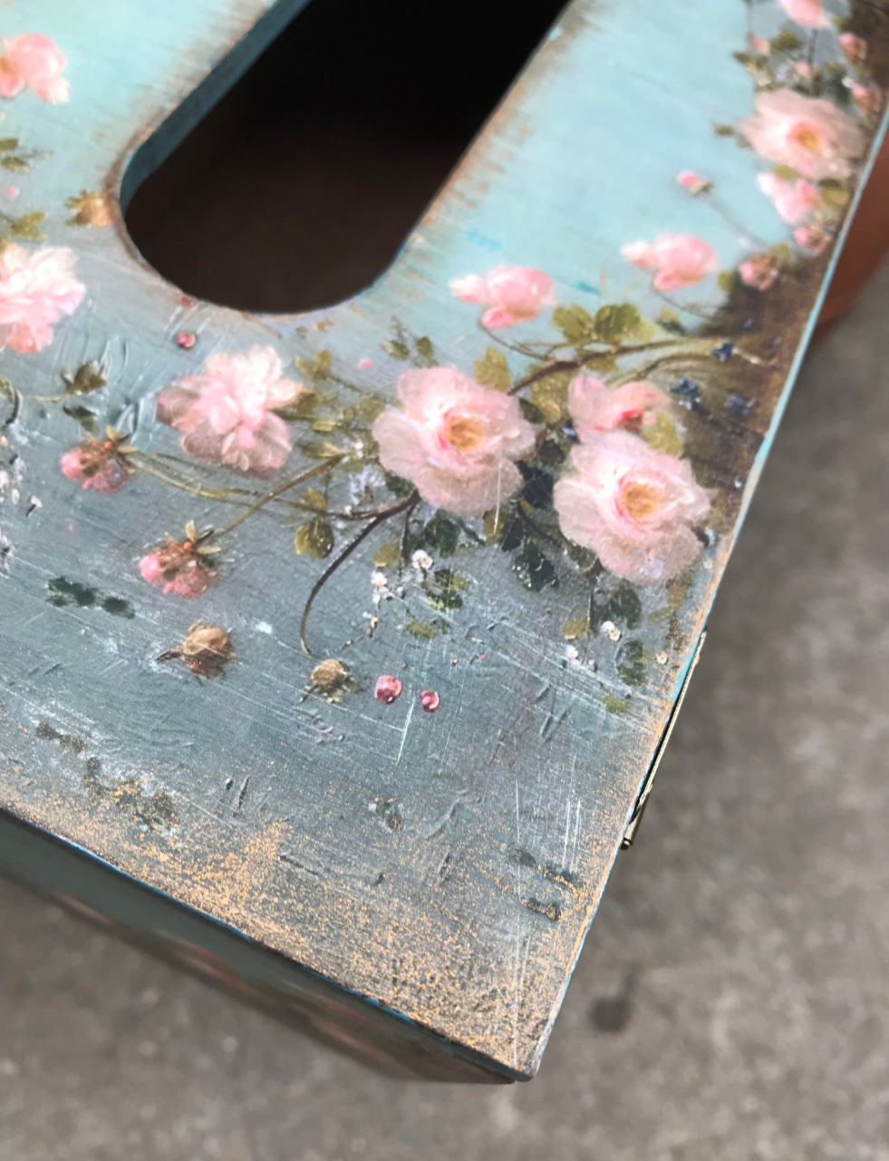 Suport șervețele handmade, model Iepuraș vintage [6]