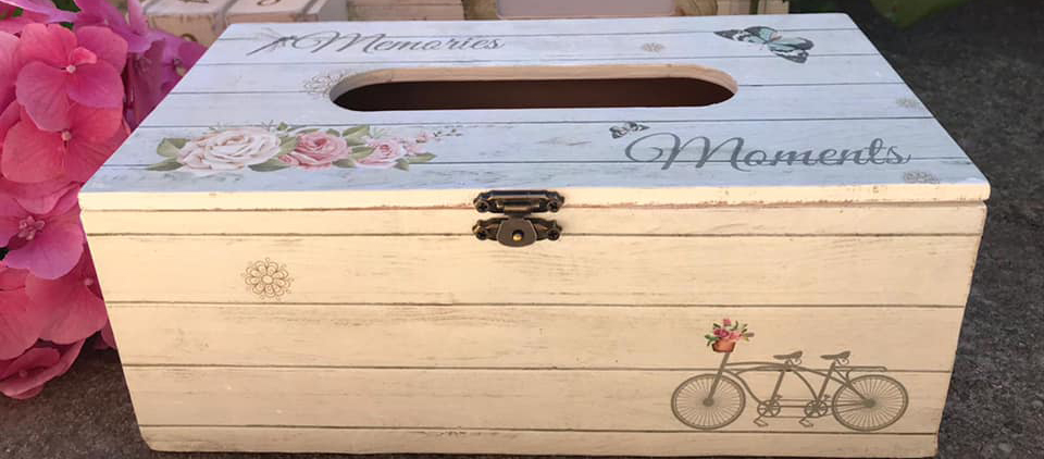 Suport șervețele handmade, model Vintage [3]