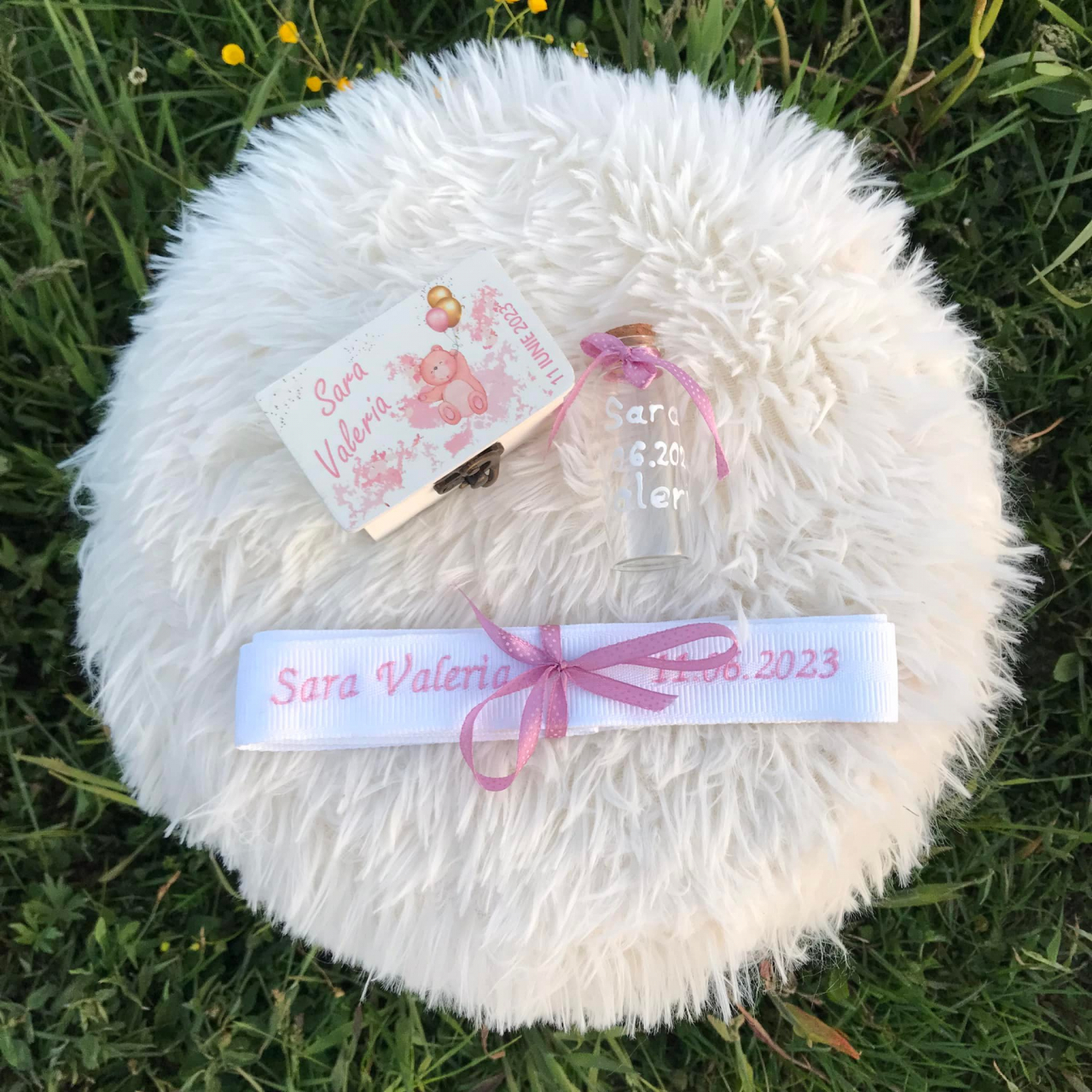 Trusou botez personalizat pentru fetiță, model Sara [5]