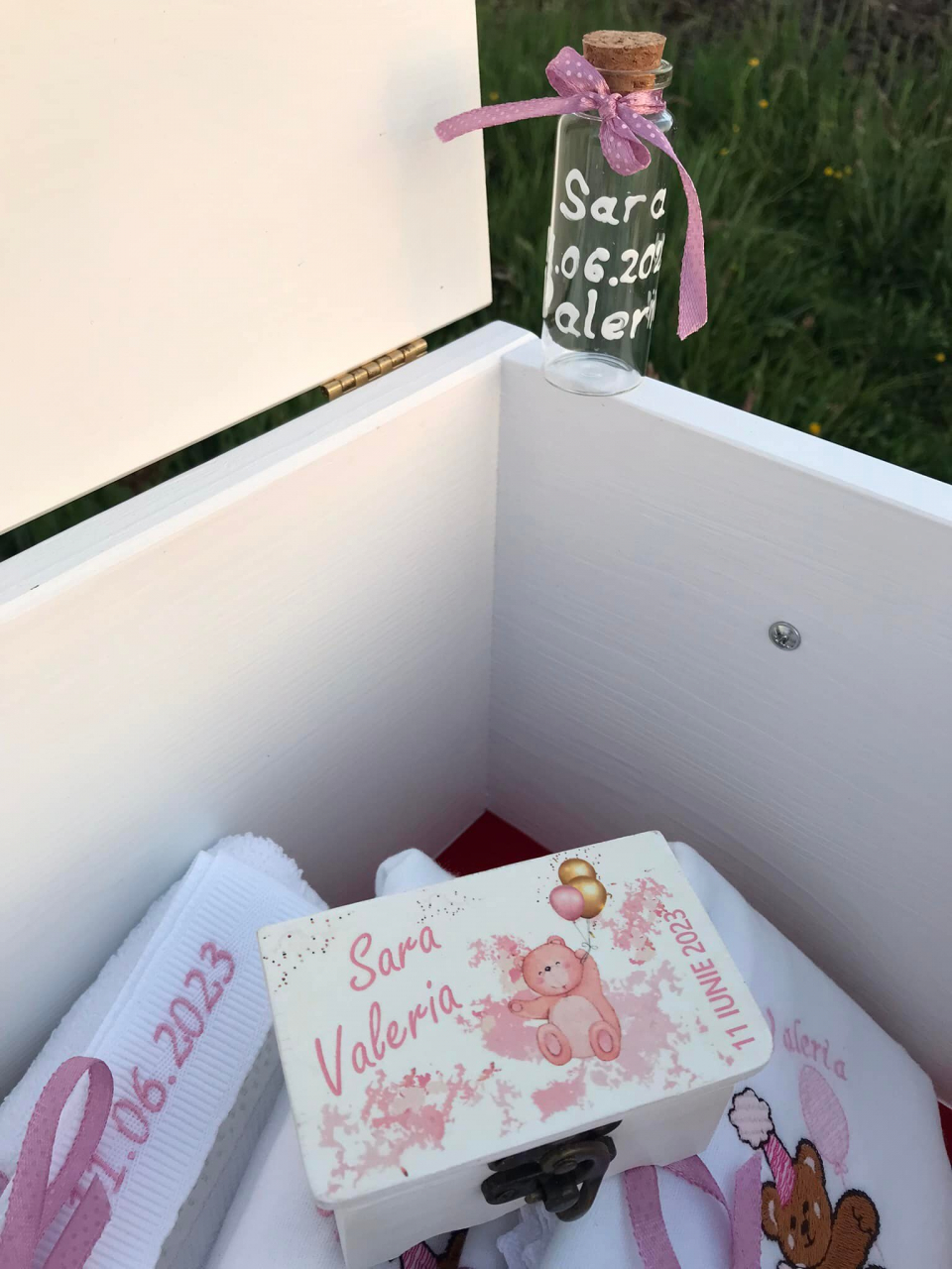 Trusou botez personalizat pentru fetiță, model Sara [6]