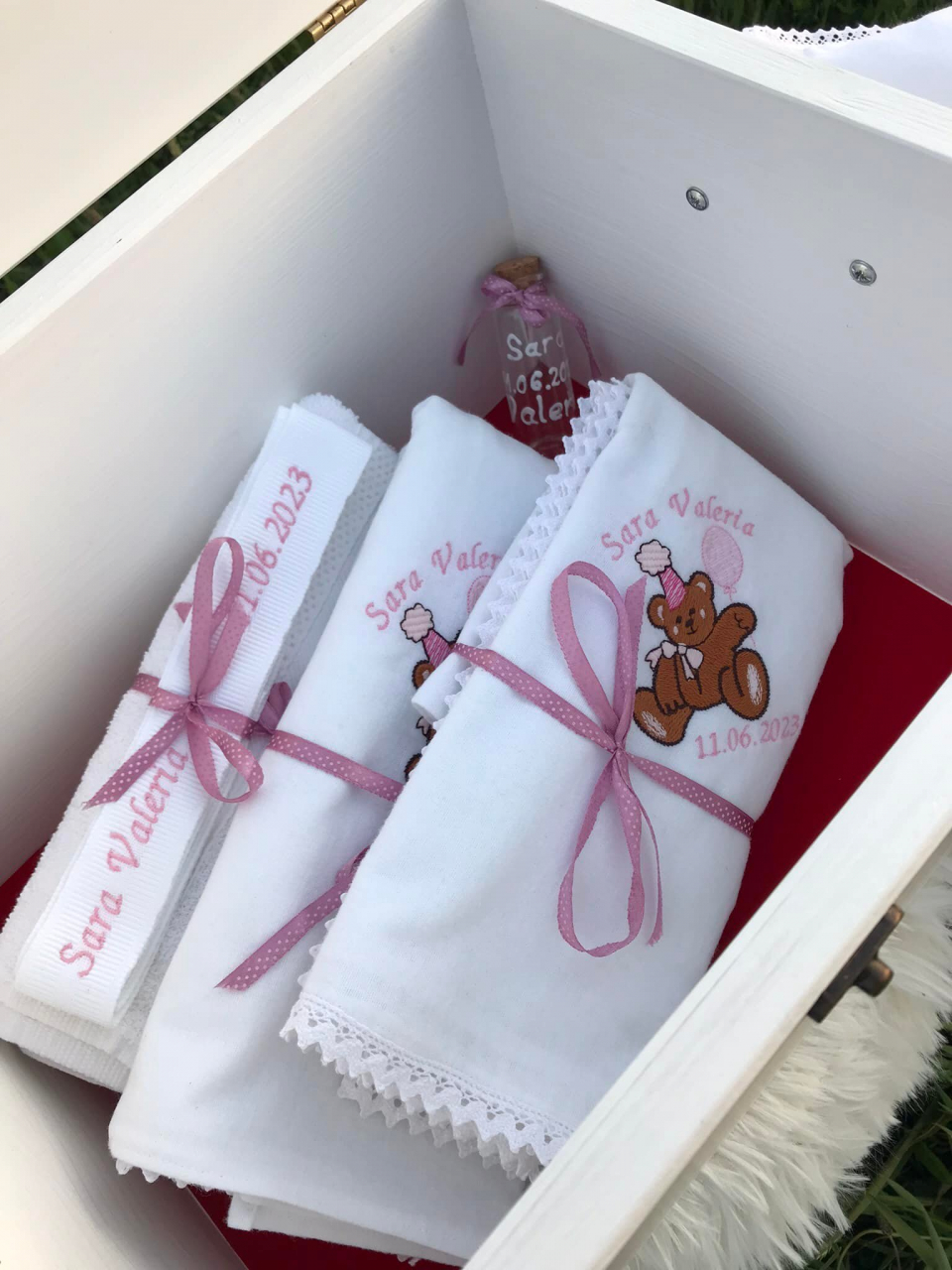 Trusou botez personalizat pentru fetiță, model Sara [4]