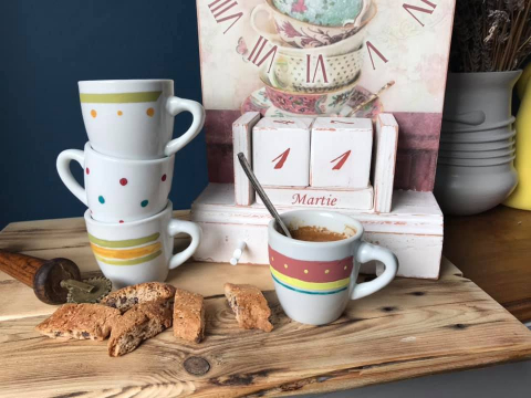 Calendar cu ceas și suport pentru cești de cafea [4]