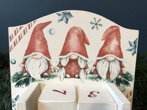 Calendar perpetuu handmade, model Elfi [3]