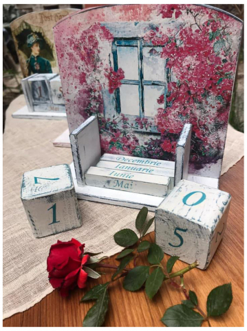 Calendar perpetuu handmade, model Fereastră [1]