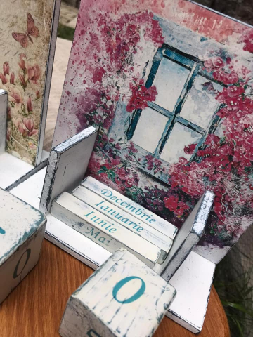 Calendar perpetuu handmade, model Fereastră [2]