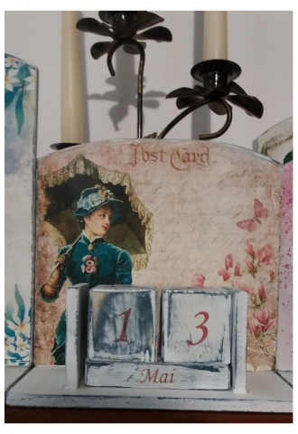 Calendar perpetuu, handmade, model Lady [1]