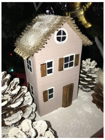Decorațiune căsuță din lemn [1]
