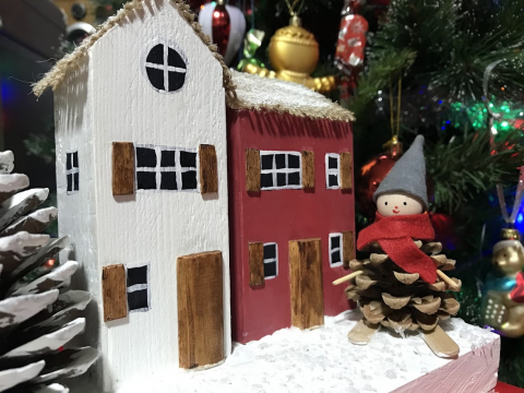 Căsuțe din lemn, model 1 [4]