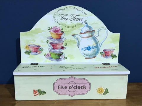 Cutii pentru ceai, cafea sau vin - Cutie pentru ceai, model Tea Time