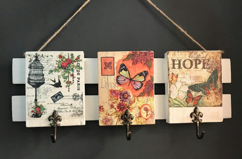 Cuiere și suporturi pentru chei - Mini cuier pentru copii, model Hope