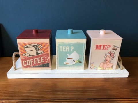 Seturi cadou - Set decorativ Coffee Tea Me