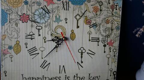 Suport pentru chei, model cu ceas [2]