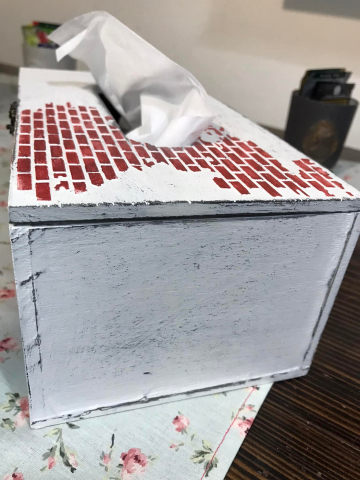 Suport șervețele handmade, model Cărămizi [4]