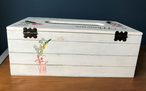 Suport șervețele handmade, model Lalele [3]