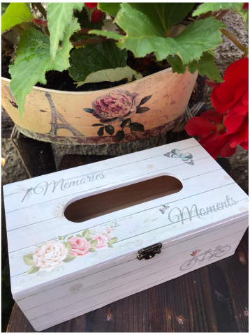 Suport șervețele handmade, model Vintage [1]