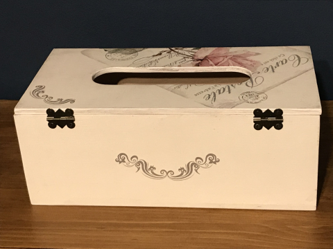 Suport șervețele handmade, model Trandafir [2]