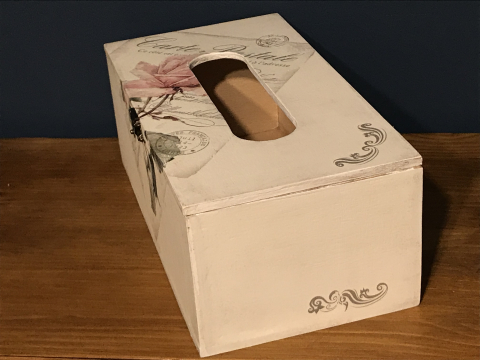 Suport șervețele handmade, model Trandafir [3]