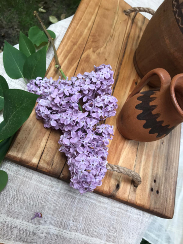 Tavă lemn natur [3]