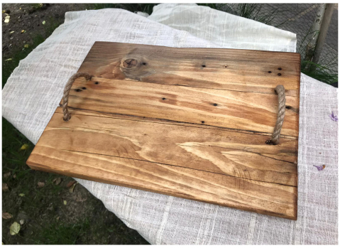 Tavă lemn natur [1]