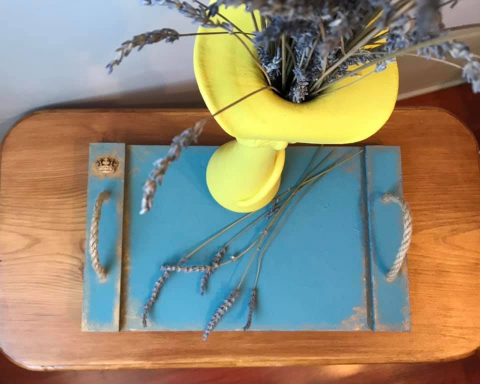 Tăvi - Tavă turcoaz