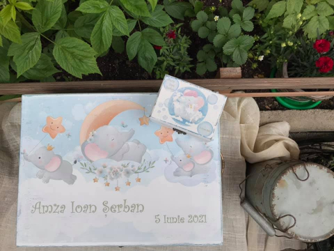 Trusouri botez - Trusou botez personalizat pentru băiat