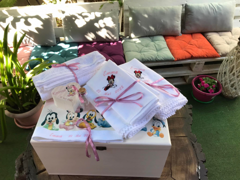 Trusouri botez - Trusou botez personalizat pentru fetiță