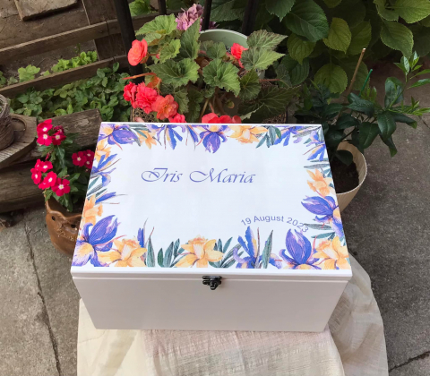 Trusouri botez - Trusou botez personalizat pentru fetiță