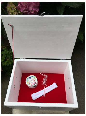 Trusou botez personalizat pentru fetiță, pictat manual [1]