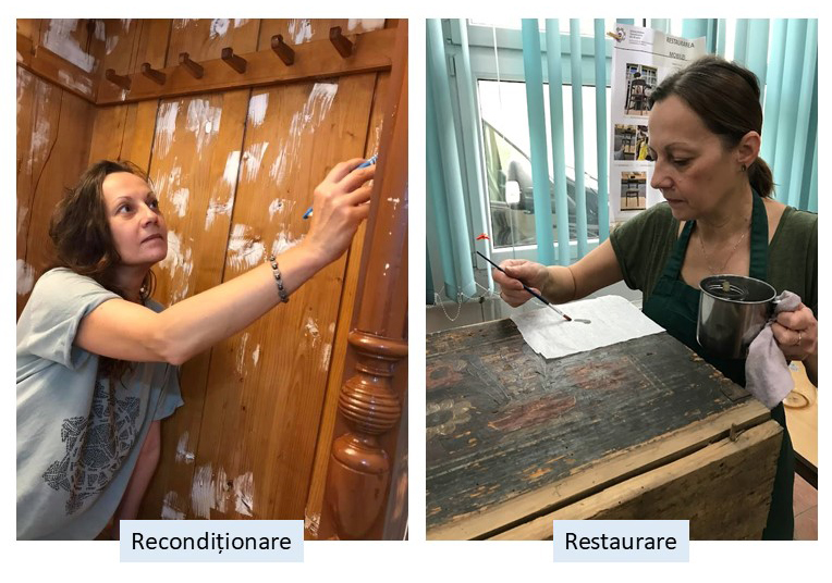 Recondiționarea și restaurarea mobilierului și a obiectelor vechi din lemn