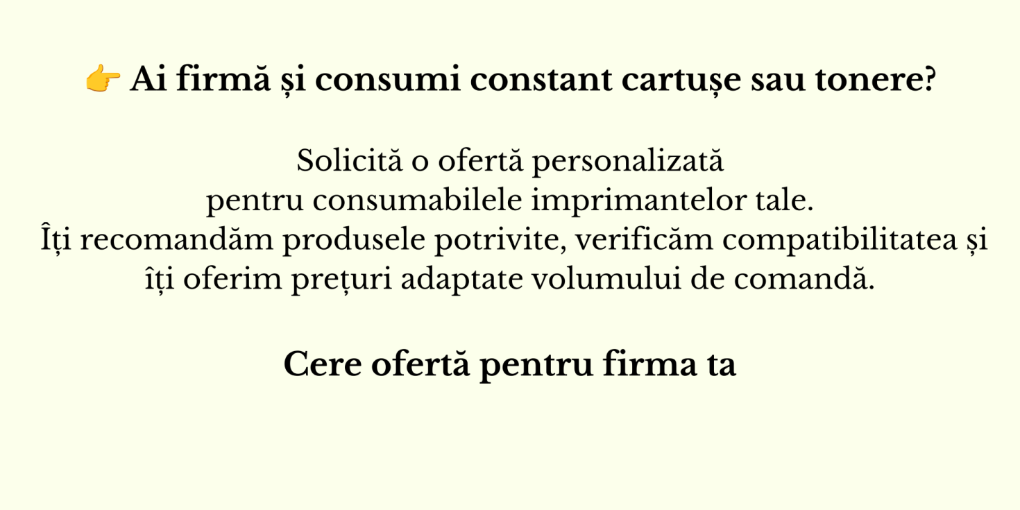 Oferta personalizata