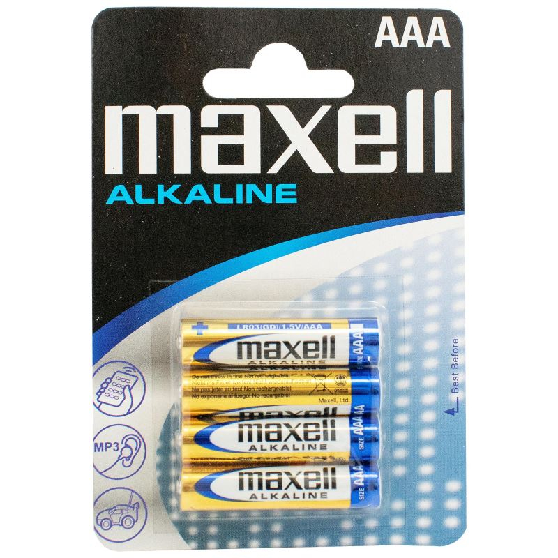 Baterii alcaline Maxell LR3 4buc/blister [1]