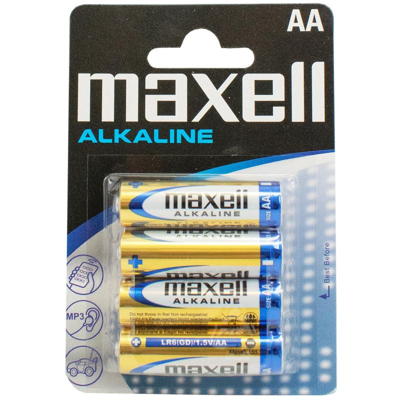Baterii alcaline Maxell LR6 4 buc/blister [1]