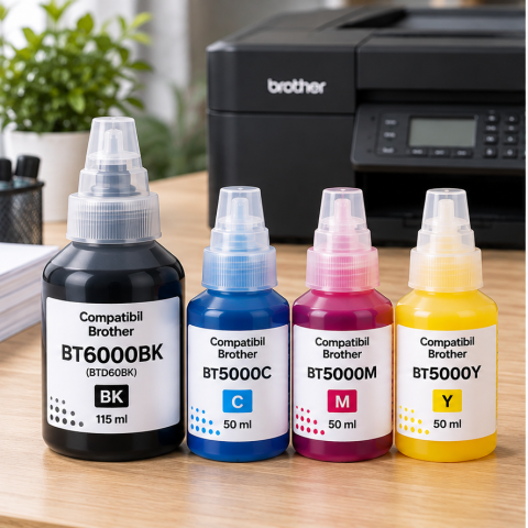 Brother - Brother BT6000 / BT5000 - Set cerneală compatibilă CMYK