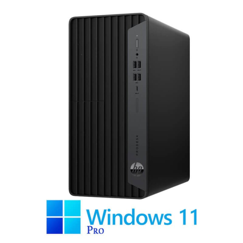 Calculatoare Refurbished - Calculatoare HP EliteDesk 800 G6 MT, Octa Core i7-10700, 16GB DDR4, Win 11 Pro