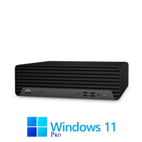 Calculatoare Refurbished - Calculator HP EliteDesk 800 G6 SFF, Hexa Core i5-10500, 16GB DDR4, Win 11 Pro