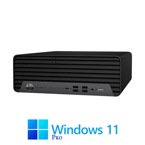 Calculatoare Refurbished - Calculator HP ProDesk 600 G6 SFF, Hexa Core i5-10500, 16GB DDR4, Win 11 Pro